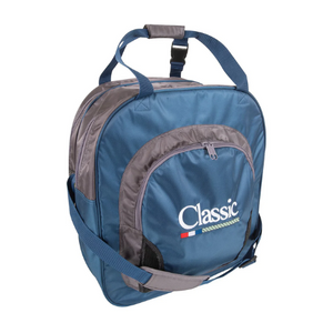 Classic Equine Navy Grey Super Deluxe Rope Bag
